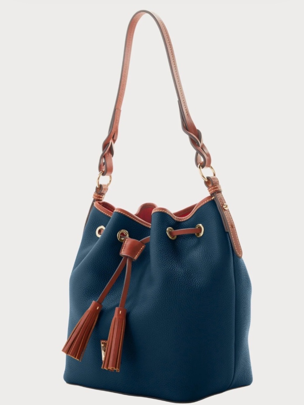 Brand New Dooney & Bourke Pebble Grain Drawstring